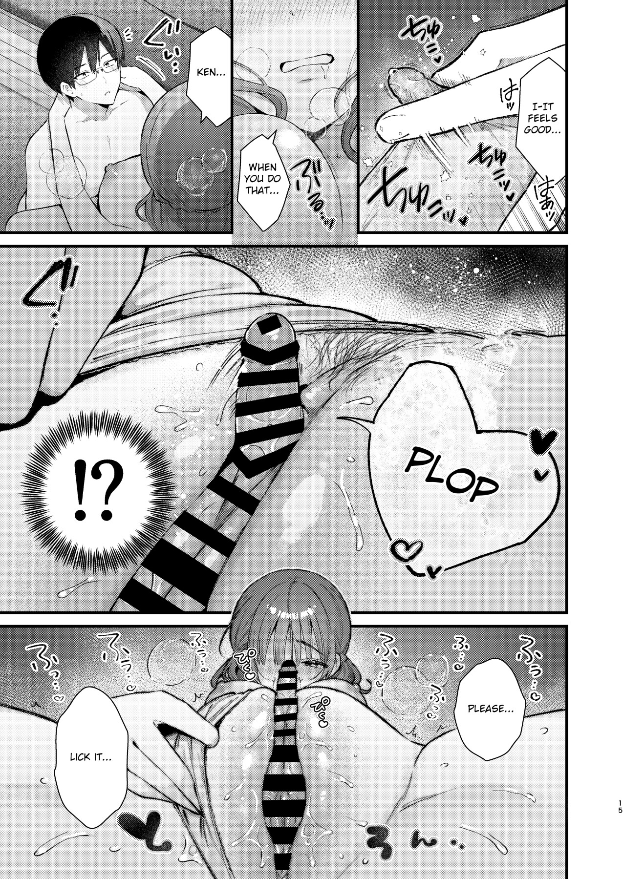 Hentai Manga Comic-My innocent and quiet girlfriend confessed to me that she has a large clitoris.-Read-14